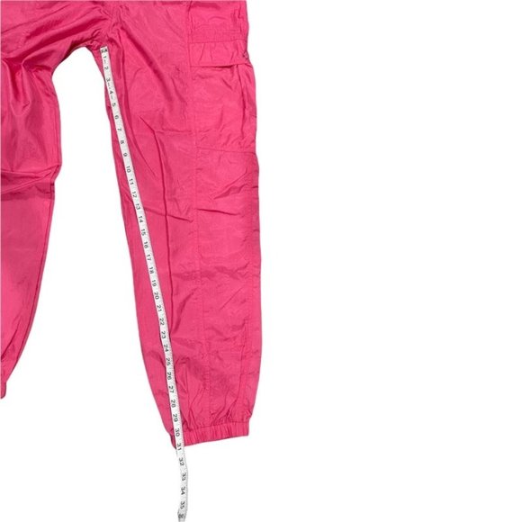 Vintage Adidas Nylon Windbreaker Parachute Track Suit Fuchsia Hot Pink Size L - Picture 7 of 11
